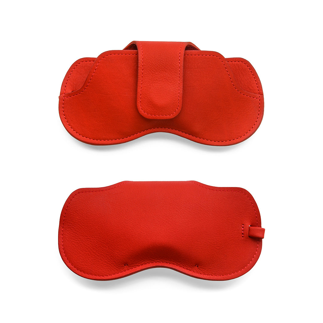 本革ショルダーメガネケース